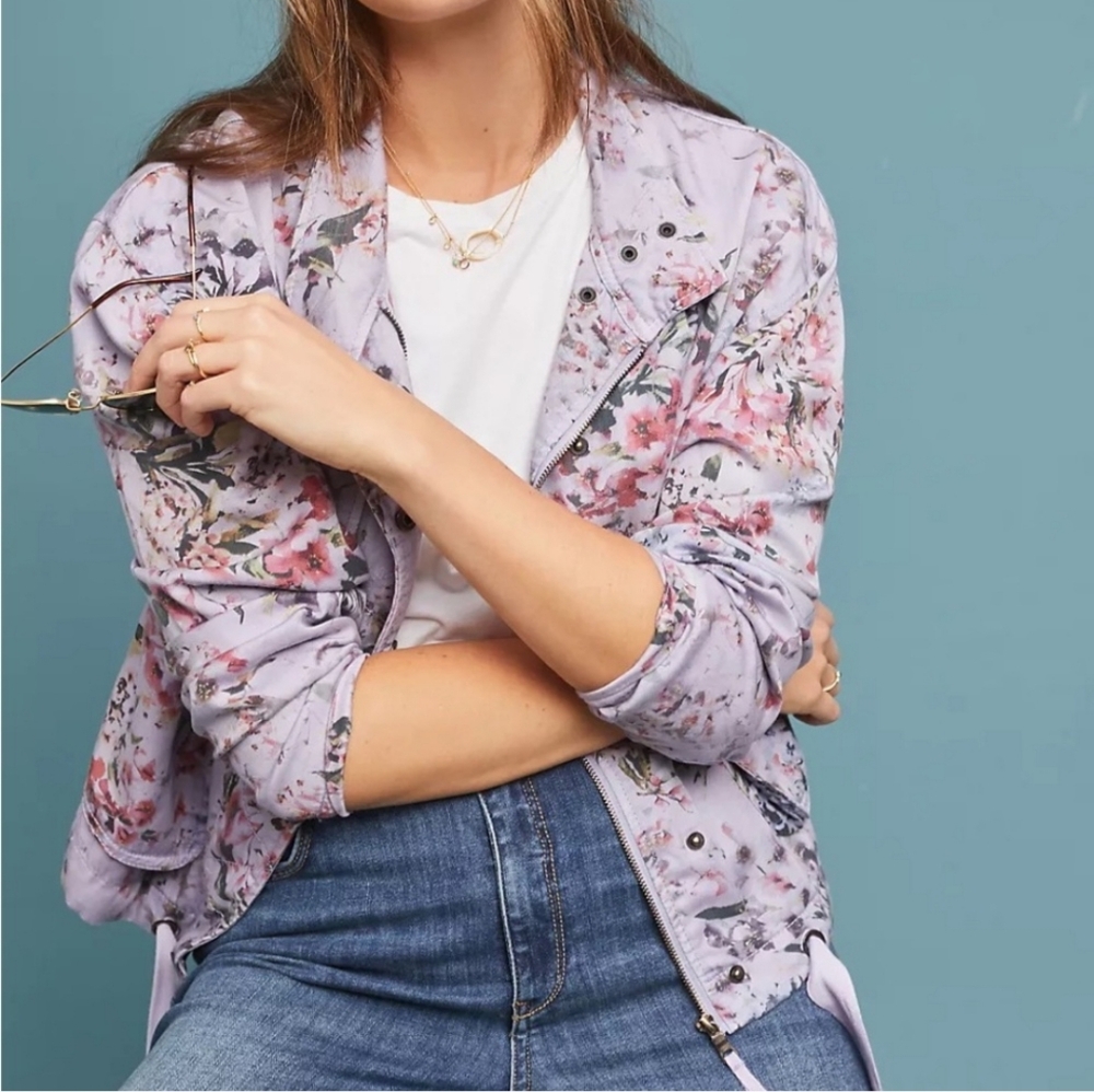 Anthropologie Marrakech Darcy Floral Jacket M NWT